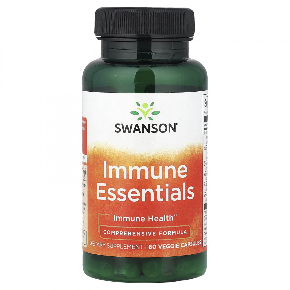 Swanson, Immune Essentials, 60 растительных капсул (Товар снят с продажи) в Москве - eco-herb.ru | изображение Swanson, Immune Essentials, 60 растительных капсул (Товар снят с продажи) в Москве - eco-herb.ru | фото