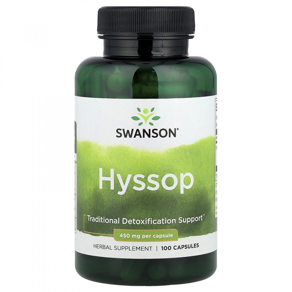Swanson, Иссоп, 450 мг, 100 капсул в Москве - eco-herb.ru | изображение Swanson, Иссоп, 450 мг, 100 капсул в Москве - eco-herb.ru | фото