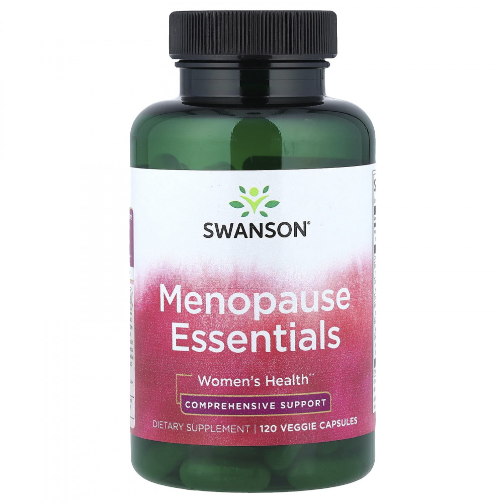 Swanson, Menopause Essentials, средство для женского здоровья, 120 растительных капсул в Москве - eco-herb.ru | изображение Swanson, Menopause Essentials, средство для женского здоровья, 120 растительных капсул в Москве - eco-herb.ru | фото