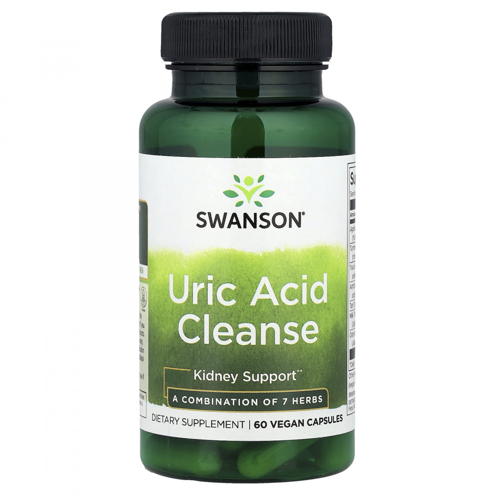 Swanson, Очищение с мочевой кислотой, 60 веганских капсул в Москве - eco-herb.ru | изображение Swanson, Очищение с мочевой кислотой, 60 веганских капсул в Москве - eco-herb.ru | фото