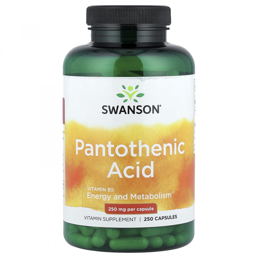 Swanson, пантотеновая кислота, 250 мг, 250 капсул в Москве - eco-herb.ru | изображение Swanson, пантотеновая кислота, 250 мг, 250 капсул в Москве - eco-herb.ru | фото