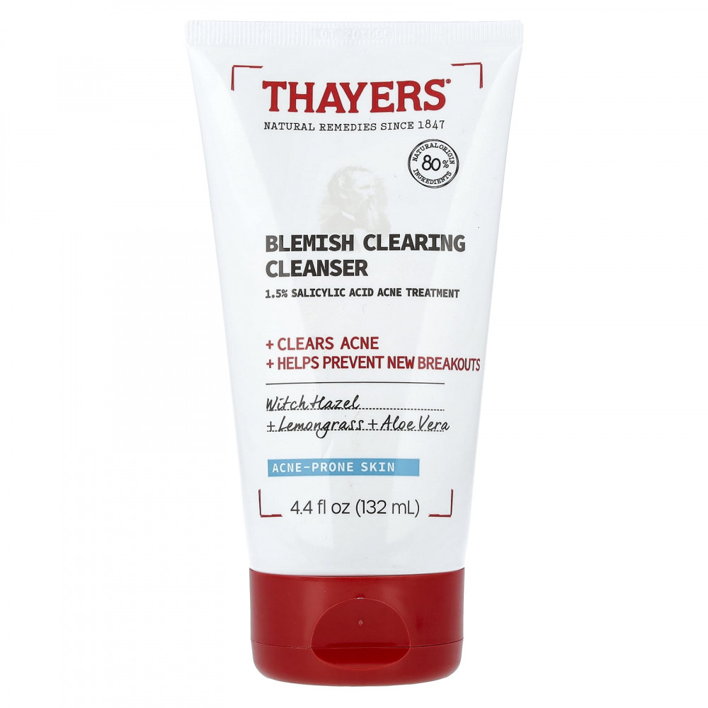 Thayers, очищающее средство для устранения несовершенств, для кожи, склонной к акне, 132 мл (4,4 жидк. унции) в Москве - eco-herb.ru | изображение Thayers, очищающее средство для устранения несовершенств, для кожи, склонной к акне, 132 мл (4,4 жидк. унции) в Москве - eco-herb.ru | фото