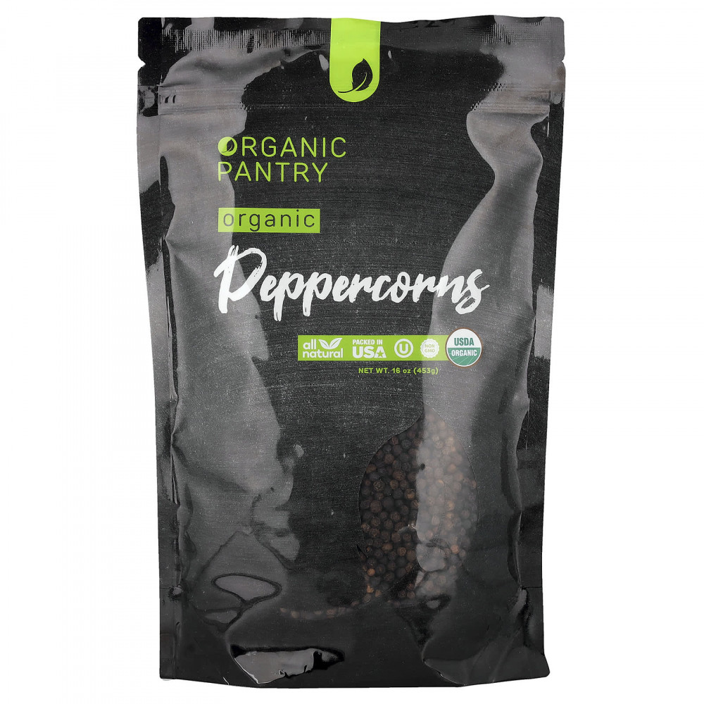 The Spice Lab, Organic Pantry, органический перец горошком, цельный, 453 г (16 унций) в Москве - eco-herb.ru | изображение The Spice Lab, Organic Pantry, органический перец горошком, цельный, 453 г (16 унций) в Москве - eco-herb.ru | фото