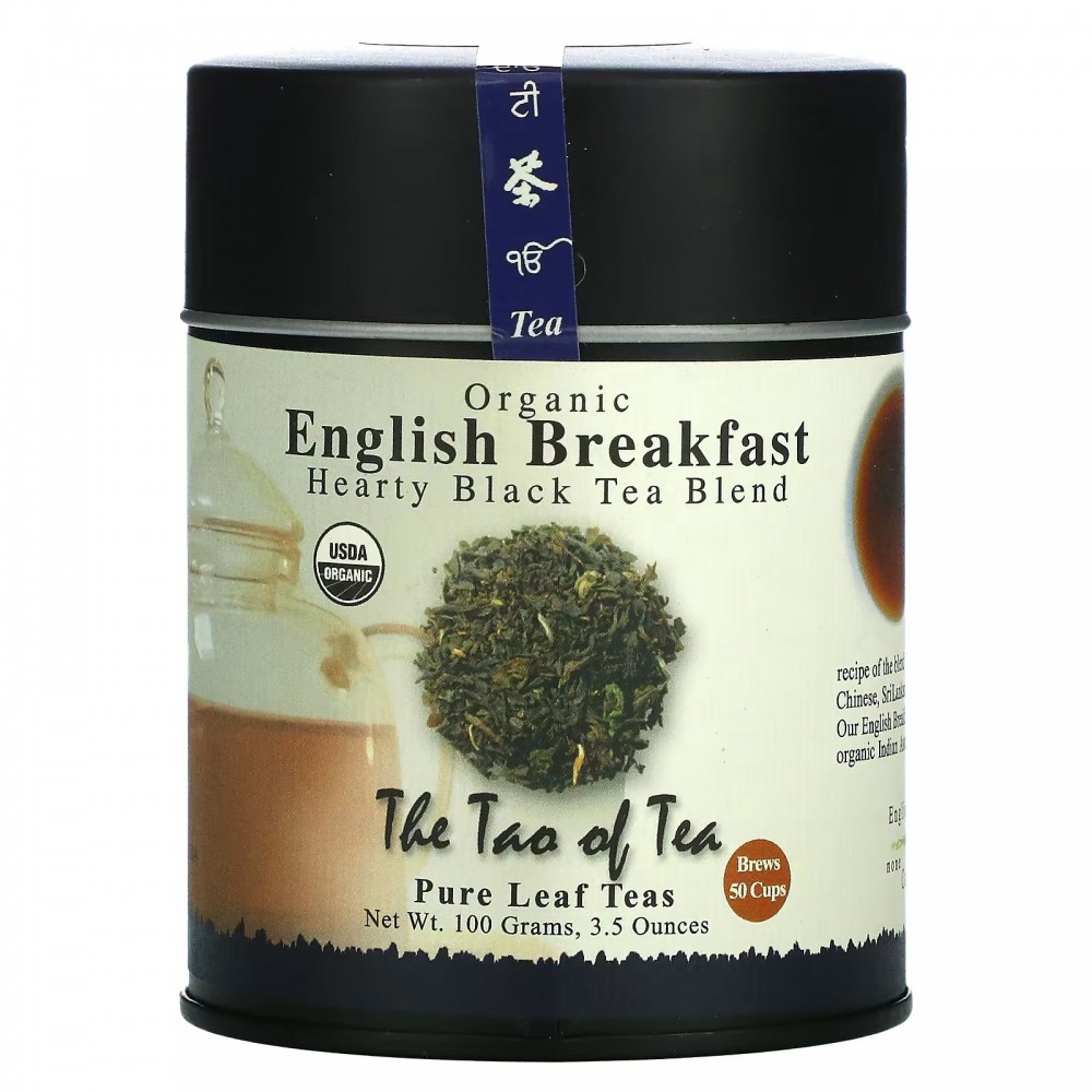 The Tao of Tea, 100% органический английский черный чай для завтрака 3.5  унции (100 г) купить в Москве