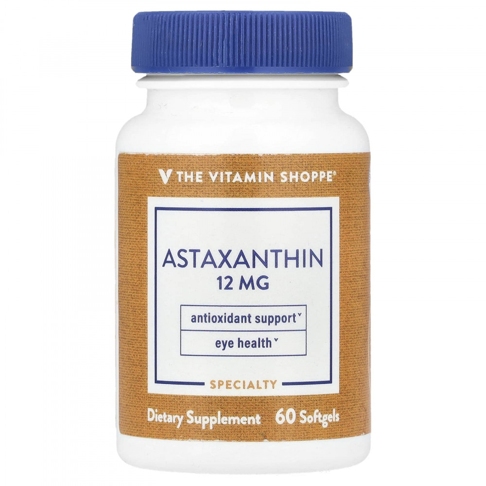 The Vitamin Shoppe, астаксантин, 12 мг, 60 мягких таблеток в Москве - eco-herb.ru | изображение The Vitamin Shoppe, астаксантин, 12 мг, 60 мягких таблеток в Москве - eco-herb.ru | фото