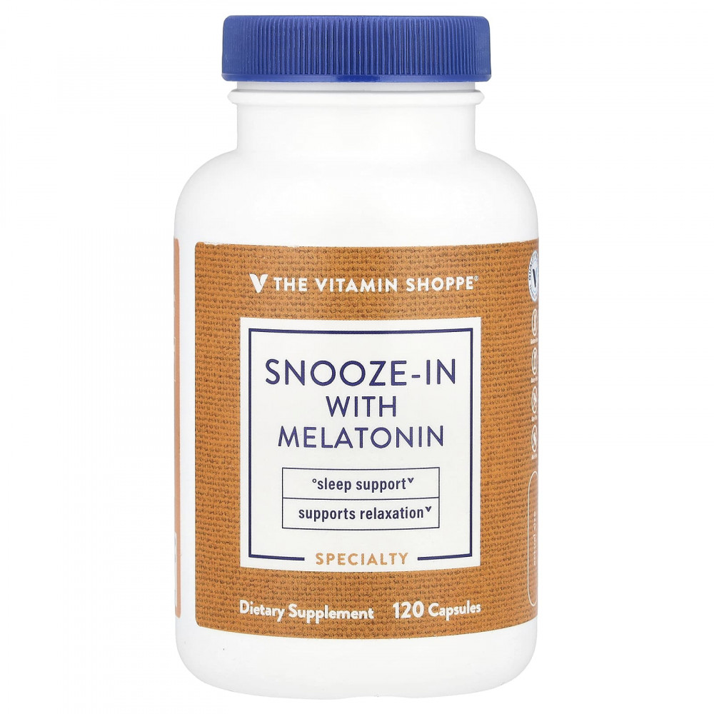 The Vitamin Shoppe, Snooze-In, с мелатонином, 120 капсул в Москве - eco-herb.ru | изображение The Vitamin Shoppe, Snooze-In, с мелатонином, 120 капсул в Москве - eco-herb.ru | фото