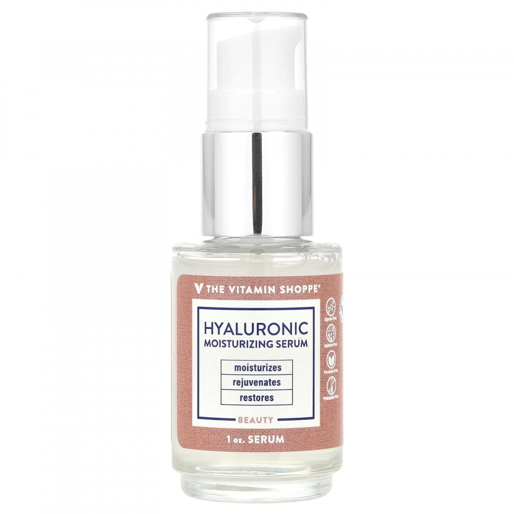 The Vitamin Shoppe, Увлажняющая сыворотка с гиалуроновой кислотой, 1 унция в Москве - eco-herb.ru | изображение The Vitamin Shoppe, Увлажняющая сыворотка с гиалуроновой кислотой, 1 унция в Москве - eco-herb.ru | фото