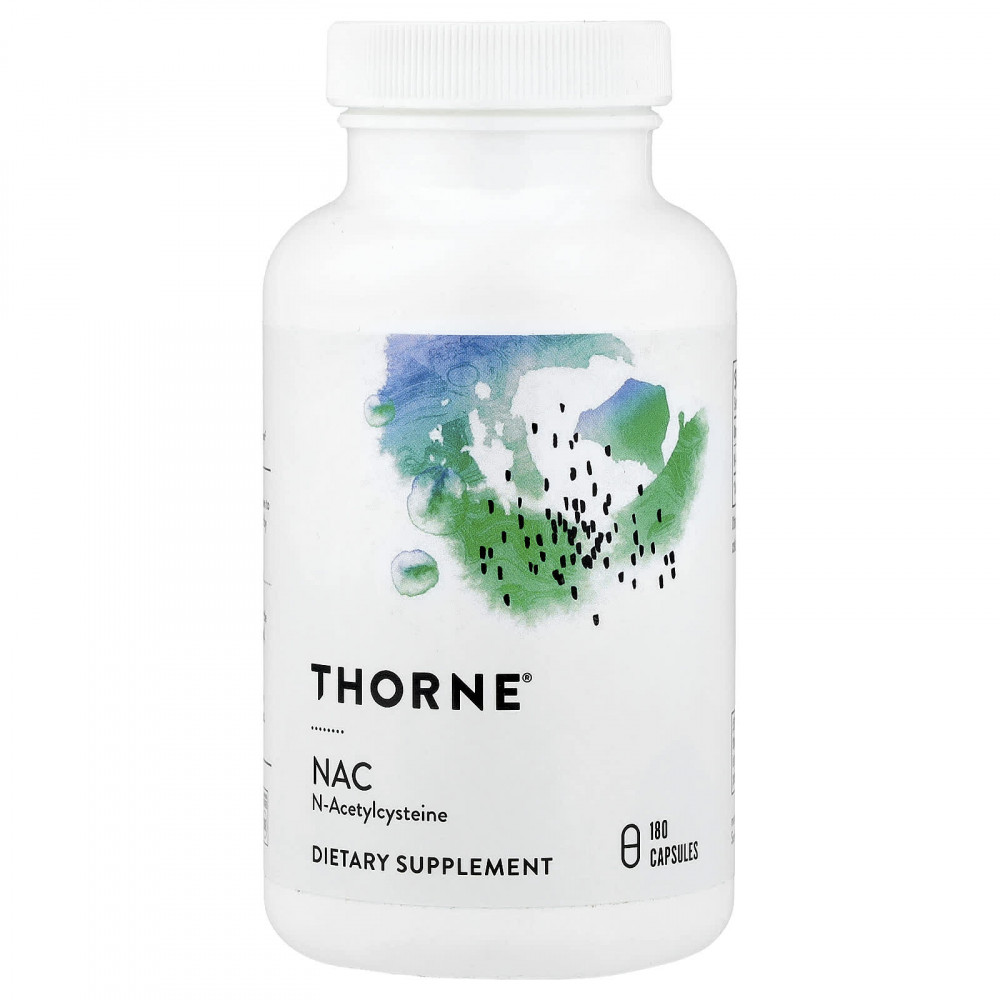Thorne, NAC, 180 капсул (500 мг в 1 капсуле) в Москве - eco-herb.ru | изображение Thorne, NAC, 180 капсул (500 мг в 1 капсуле) в Москве - eco-herb.ru | фото