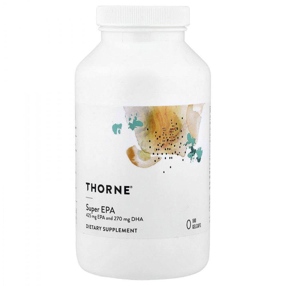 Thorne, Super EPA, супер-ЭПК, 180 желатиновых капсул в Москве - eco-herb.ru | изображение Thorne, Super EPA, супер-ЭПК, 180 желатиновых капсул в Москве - eco-herb.ru | фото