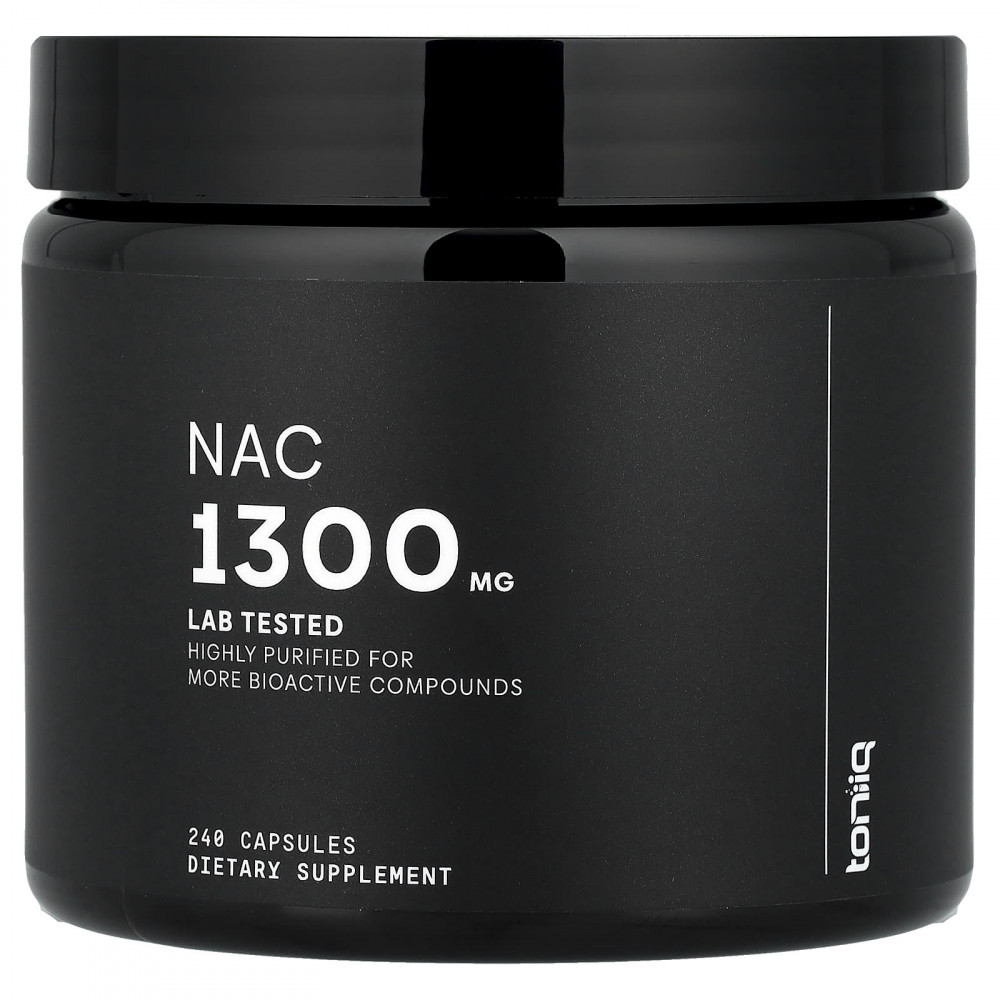 Toniiq, NAC, 240 капсул (650 мг на капсулу) в Москве - eco-herb.ru | изображение Toniiq, NAC, 240 капсул (650 мг на капсулу) в Москве - eco-herb.ru | фото