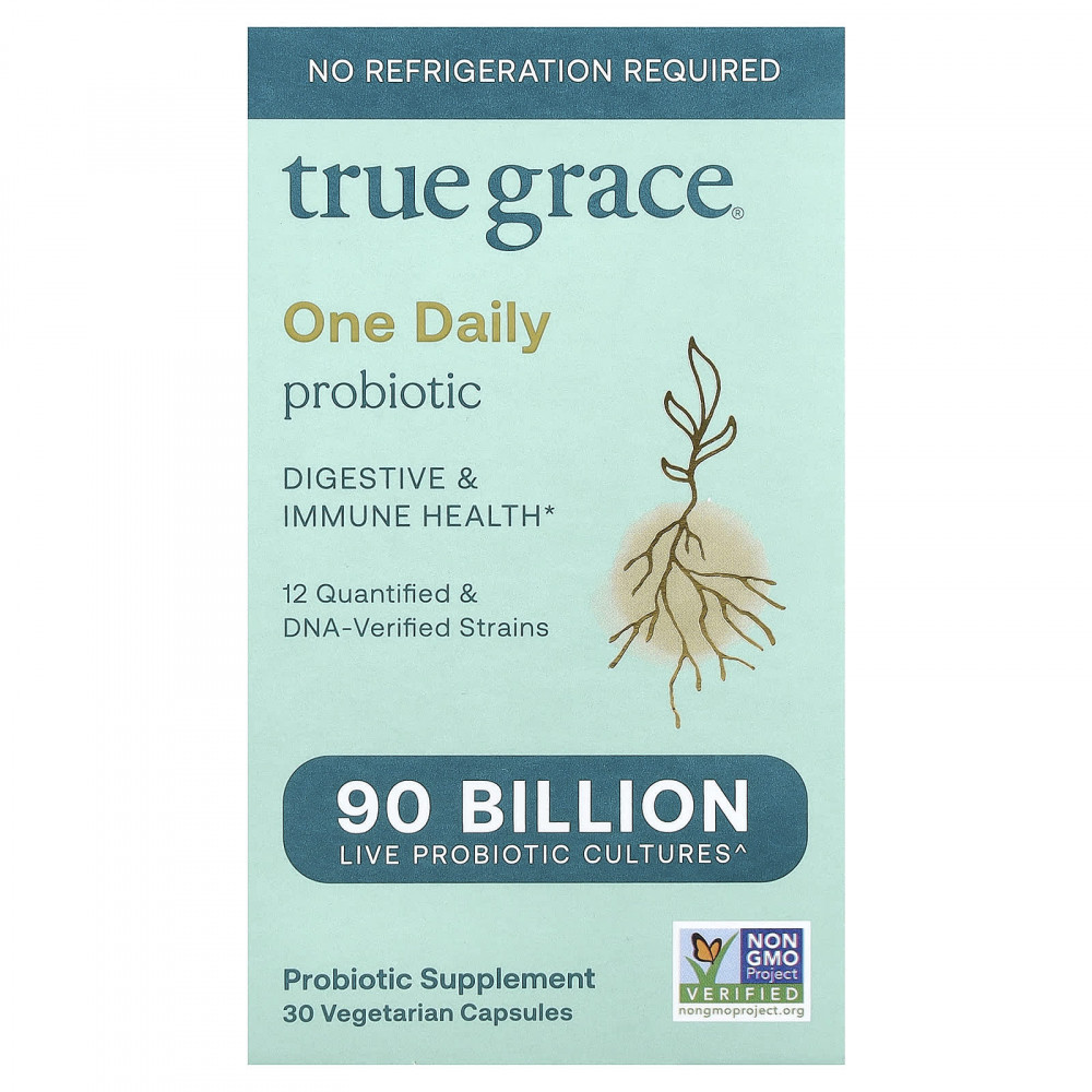 True Grace, One Daily Probiotic, 30 вегетарианских капсул в Москве - eco-herb.ru | изображение True Grace, One Daily Probiotic, 30 вегетарианских капсул в Москве - eco-herb.ru | фото