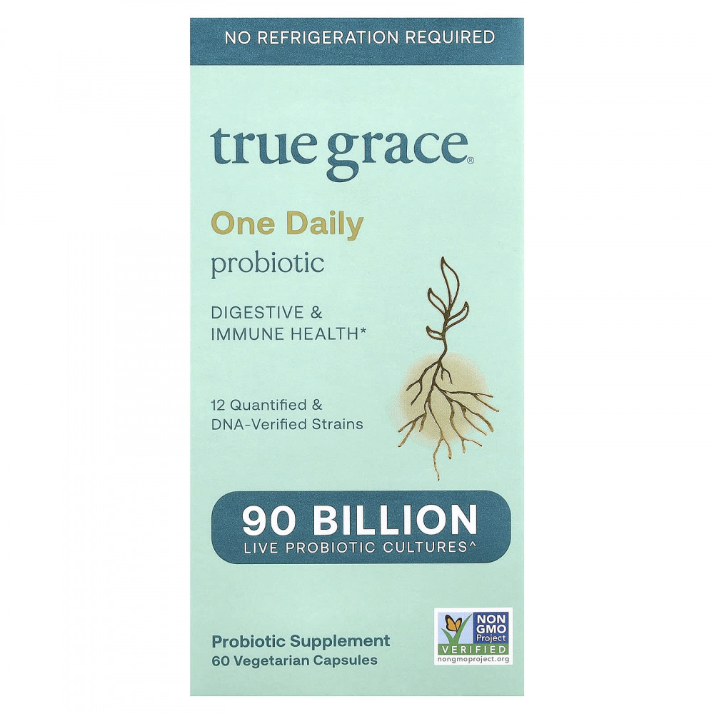 True Grace, One Daily Probiotic, 60 вегетарианских капсул в Москве - eco-herb.ru | изображение True Grace, One Daily Probiotic, 60 вегетарианских капсул в Москве - eco-herb.ru | фото