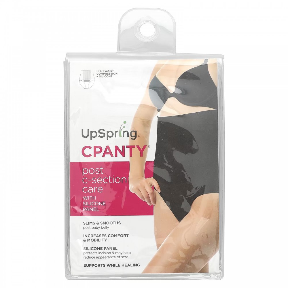 UpSpring, C-Panty, после кесарева сечения, Small / Medium, черные, 1 шт.