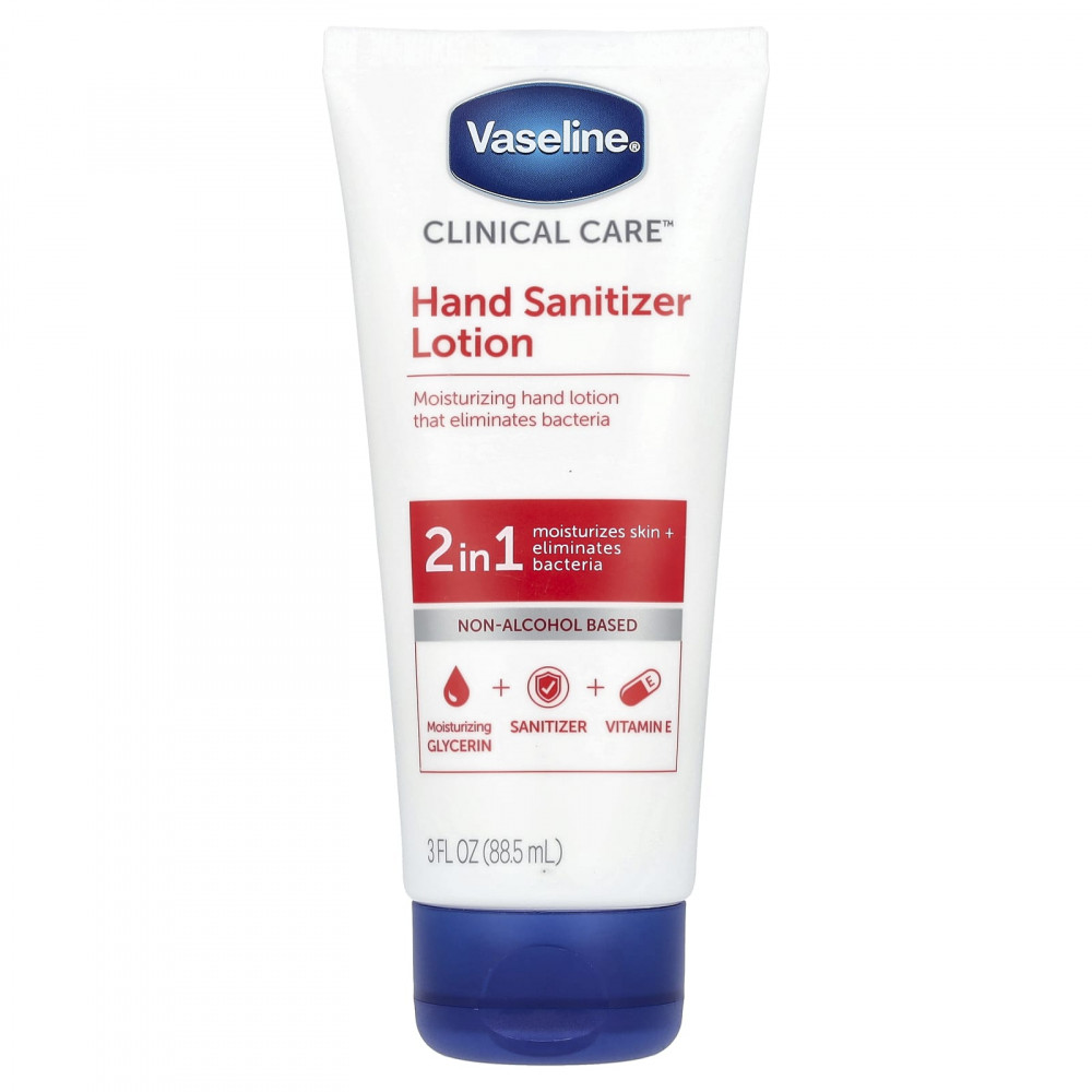 Vaseline, Clinical Care, дезинфицирующий лосьон для рук, 88,5 мл (3 жидк. унц.) (Товар снят с продажи) в Москве - eco-herb.ru | изображение Vaseline, Clinical Care, дезинфицирующий лосьон для рук, 88,5 мл (3 жидк. унц.) (Товар снят с продажи) в Москве - eco-herb.ru | фото