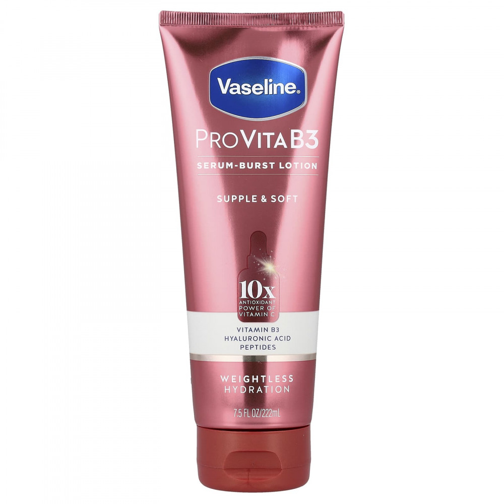 Vaseline, ProVitaB3, Serum-Burst, лосьон для кожи, эластичный и мягкий, 222 мл (7,5 жидк. унции) в Москве - eco-herb.ru | изображение Vaseline, ProVitaB3, Serum-Burst, лосьон для кожи, эластичный и мягкий, 222 мл (7,5 жидк. унции) в Москве - eco-herb.ru | фото
