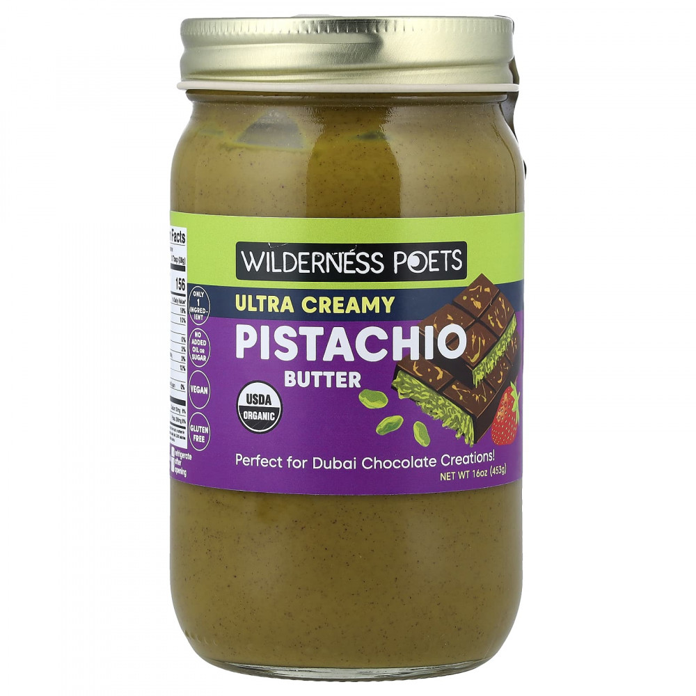 Wilderness Poets, фисташковое масло, ультрасливочная, 453 г (16 унций) в Москве - eco-herb.ru | изображение Wilderness Poets, фисташковое масло, ультрасливочная, 453 г (16 унций) в Москве - eco-herb.ru | фото