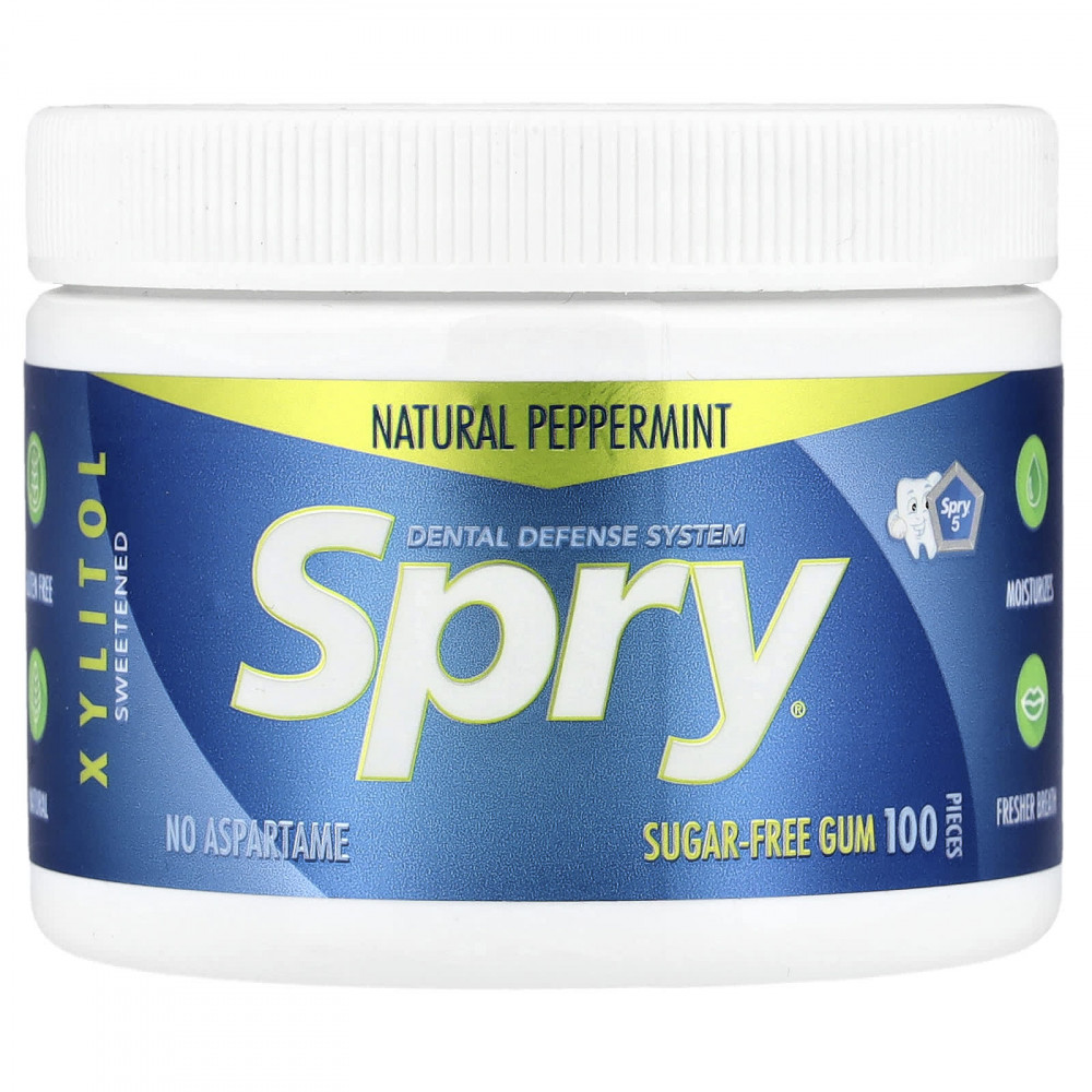 Xlear, Spry®, Dental Defense System, жевательная резинка без сахара, натуральная перечная мята, 100 шт. в Москве - eco-herb.ru | изображение Xlear, Spry®, Dental Defense System, жевательная резинка без сахара, натуральная перечная мята, 100 шт. в Москве - eco-herb.ru | фото