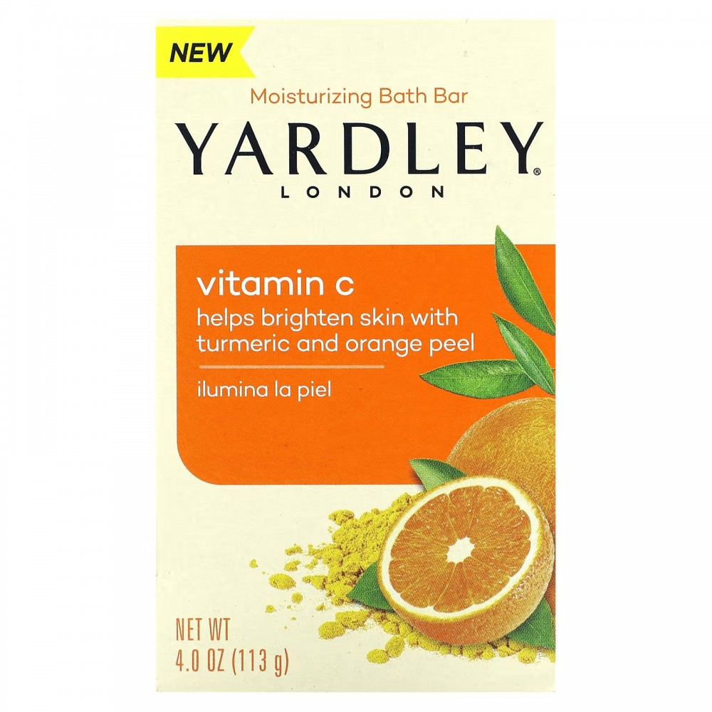 Yardley London, Moisturizing Bath Bar, Vitamin C, 4 oz (113 g) в Москве - eco-herb.ru | фото