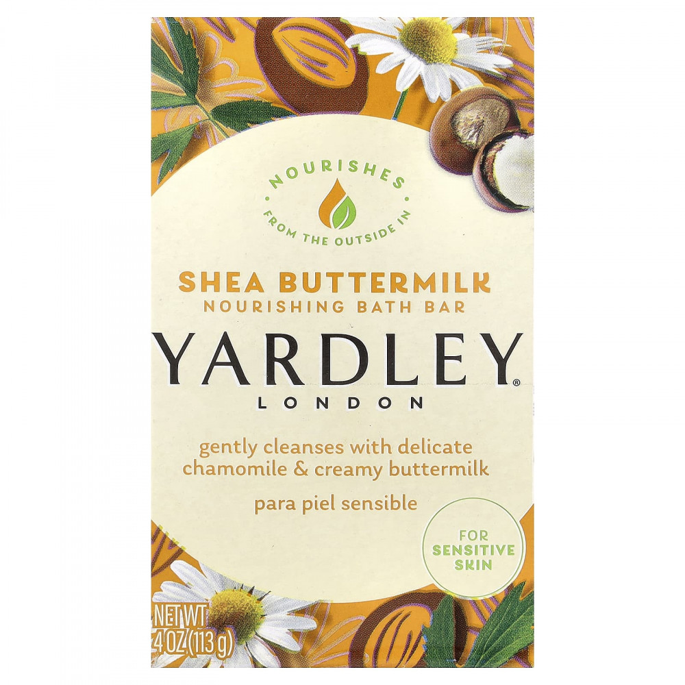 Yardley London, питательное мыло для ванны, пахта и масло ши, 113 г (4 унции) в Москве - eco-herb.ru | изображение Yardley London, питательное мыло для ванны, пахта и масло ши, 113 г (4 унции) в Москве - eco-herb.ru | фото