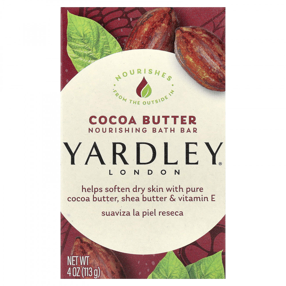 Yardley London, питательный мыло для ванны, какао-масло, 113 г (4 унции) в Москве - eco-herb.ru | изображение Yardley London, питательный мыло для ванны, какао-масло, 113 г (4 унции) в Москве - eco-herb.ru | фото