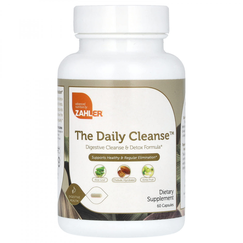 Zahler, The Daily Cleanse, ежедневное очищение, 60 капсул в Москве - eco-herb.ru | изображение Zahler, The Daily Cleanse, ежедневное очищение, 60 капсул в Москве - eco-herb.ru | фото