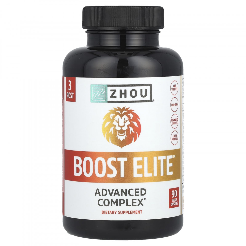 Zhou Nutrition, Boost Elite ™, 90 растительных капсул в Москве - eco-herb.ru | изображение Zhou Nutrition, Boost Elite ™, 90 растительных капсул в Москве - eco-herb.ru | фото
