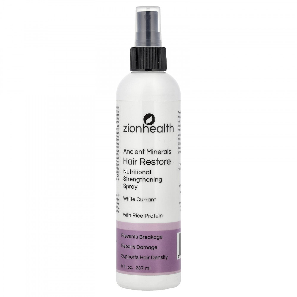 Zion Health, Ancient Minerals, восстановление волос, питательный и укрепляющий спрей, 237 мл (8 жидк. унц.) в Москве - eco-herb.ru | изображение Zion Health, Ancient Minerals, восстановление волос, питательный и укрепляющий спрей, 237 мл (8 жидк. унц.) в Москве - eco-herb.ru | фото