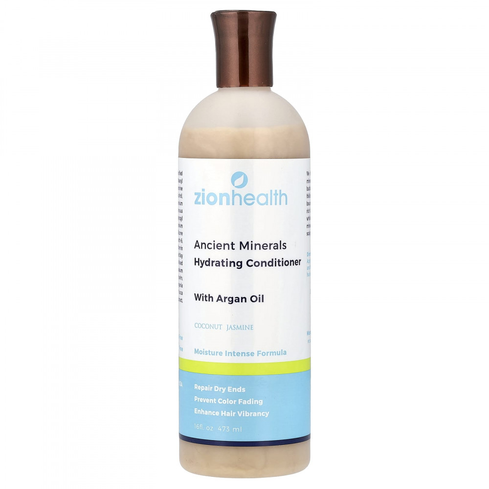Zion Health, Ancient Minerals увлажняющий кондиционер, кокос и жасмин, 473 мл (16 жидк. унций) в Москве - eco-herb.ru | изображение Zion Health, Ancient Minerals увлажняющий кондиционер, кокос и жасмин, 473 мл (16 жидк. унций) в Москве - eco-herb.ru | фото