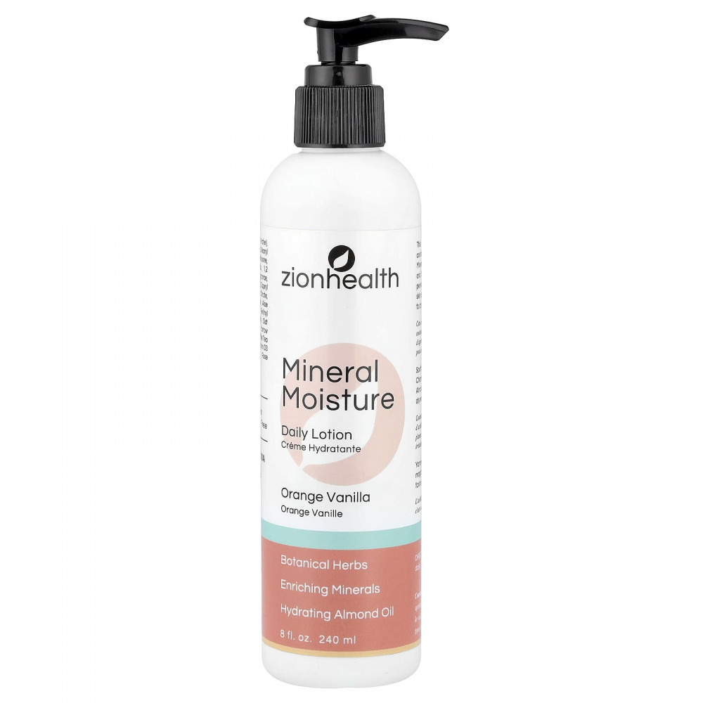 Zion Health, минеральное увлажняющее средство, лосьон для ежедневного применения, апельсин и ваниль, 240 мл (8 жидк. унций) в Москве - eco-herb.ru | изображение Zion Health, минеральное увлажняющее средство, лосьон для ежедневного применения, апельсин и ваниль, 240 мл (8 жидк. унций) в Москве - eco-herb.ru | фото